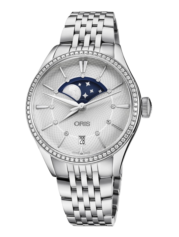 ORIS  Женские швейцарские часы, автоматический механизм, сталь, 36 мм